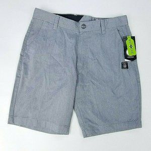 Volcom Frickin Stacker Shorts Mens 38 Gray Repreve